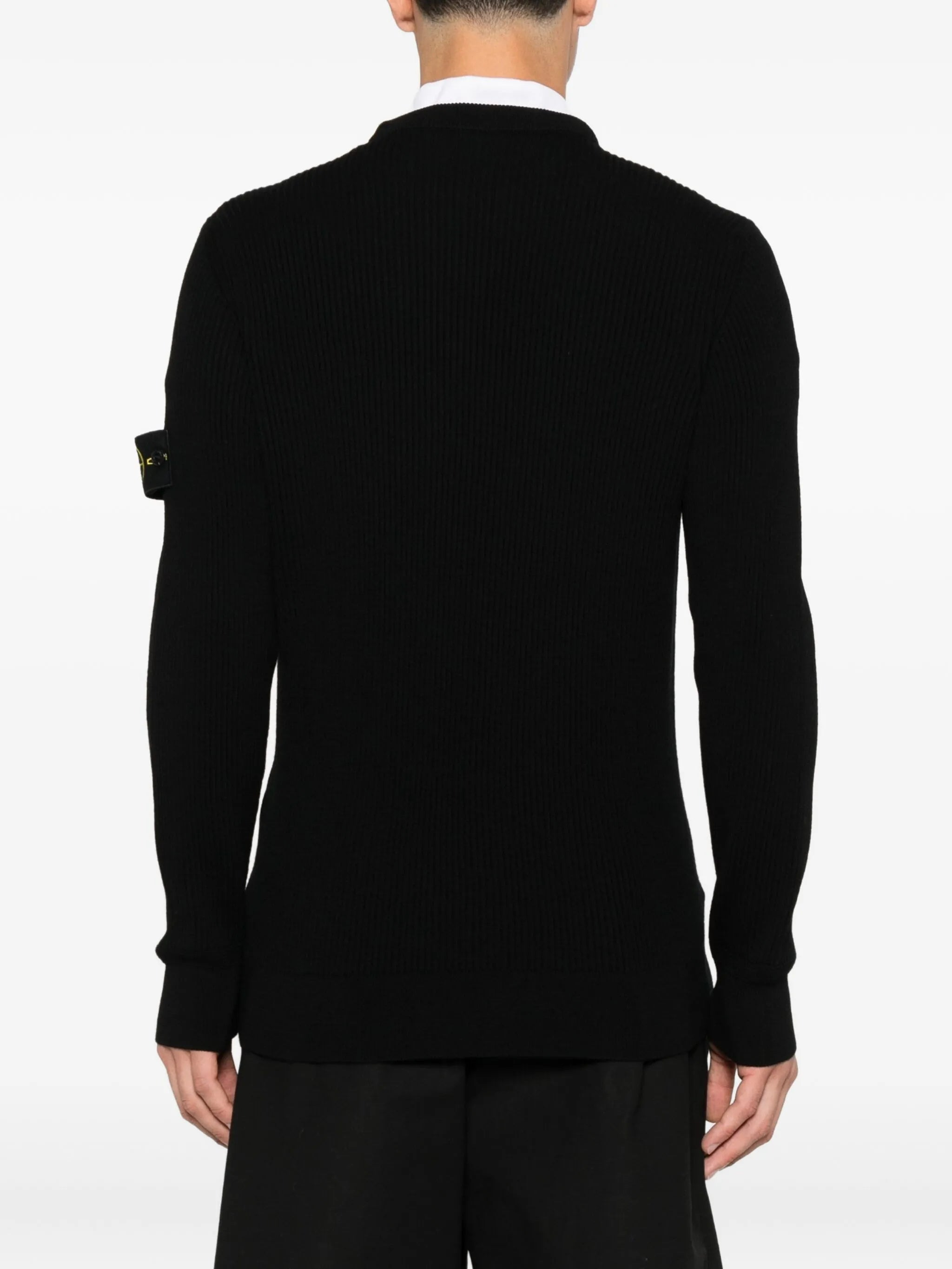 Stone Island Ribbed-knit Logo-patch Sweater - 2
