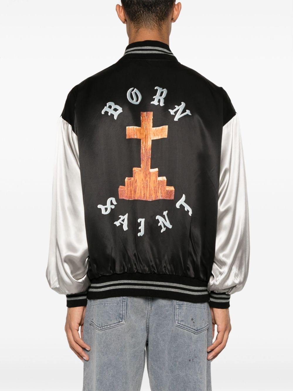 satin bomber jacket - 4
