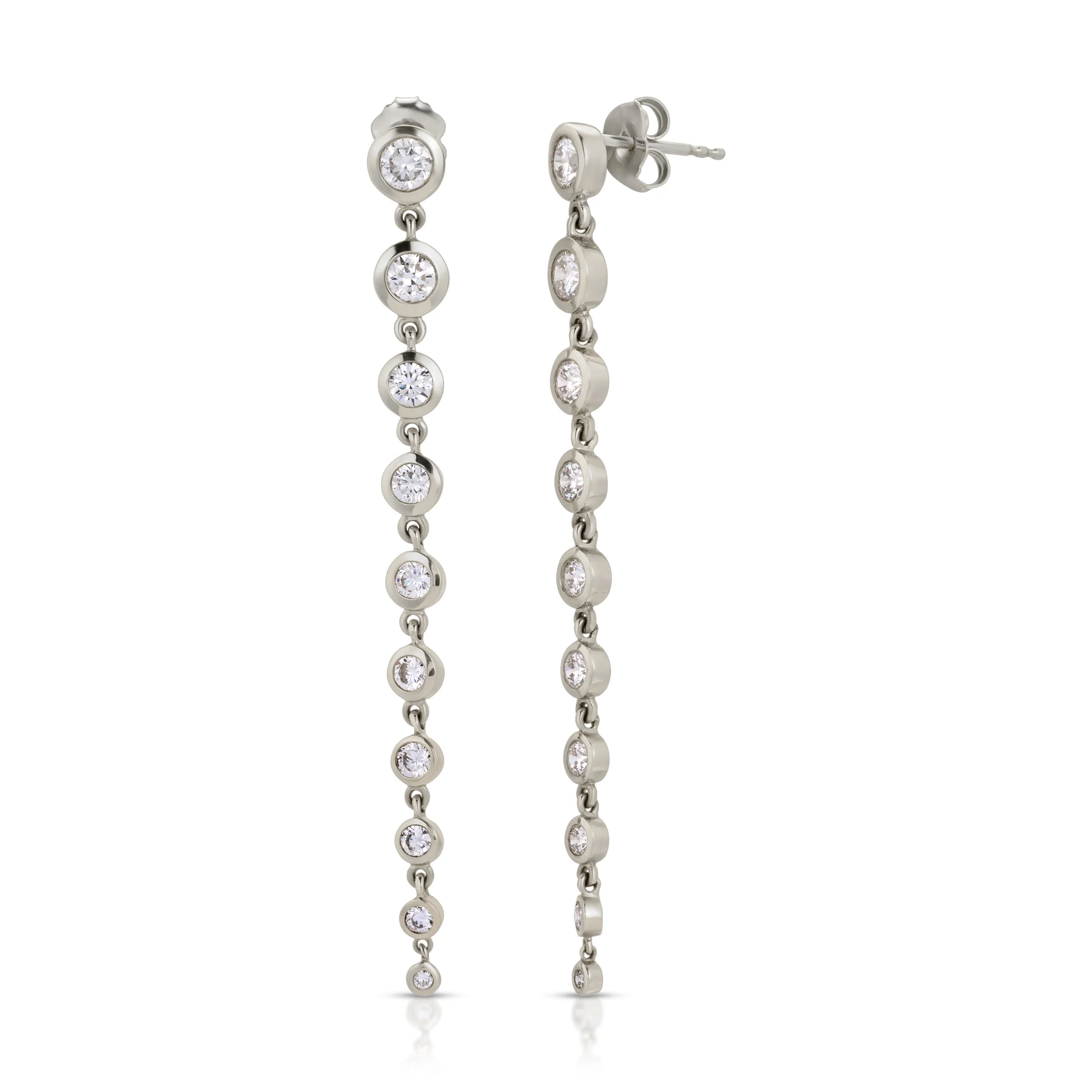 Diamond Cascade Earring - 1