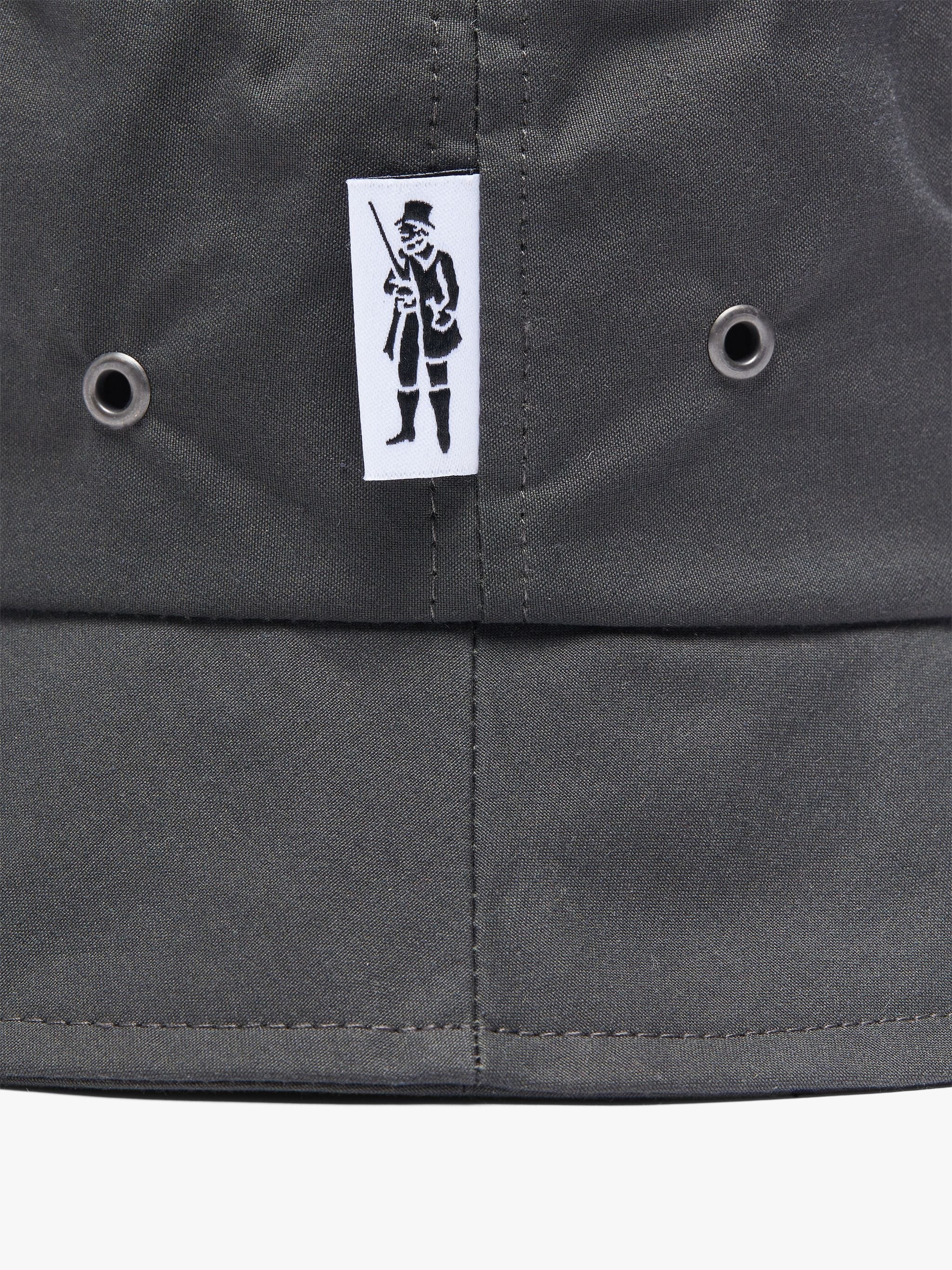 PELTING GREY WAXED COTTON BUCKET HAT | ACC-HA05 - 2