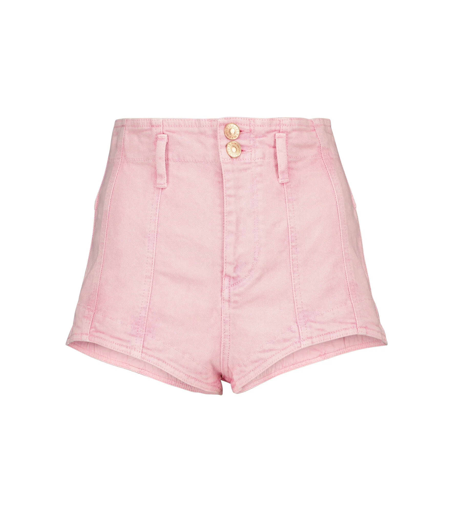 Deverson high-rise denim shorts - 1