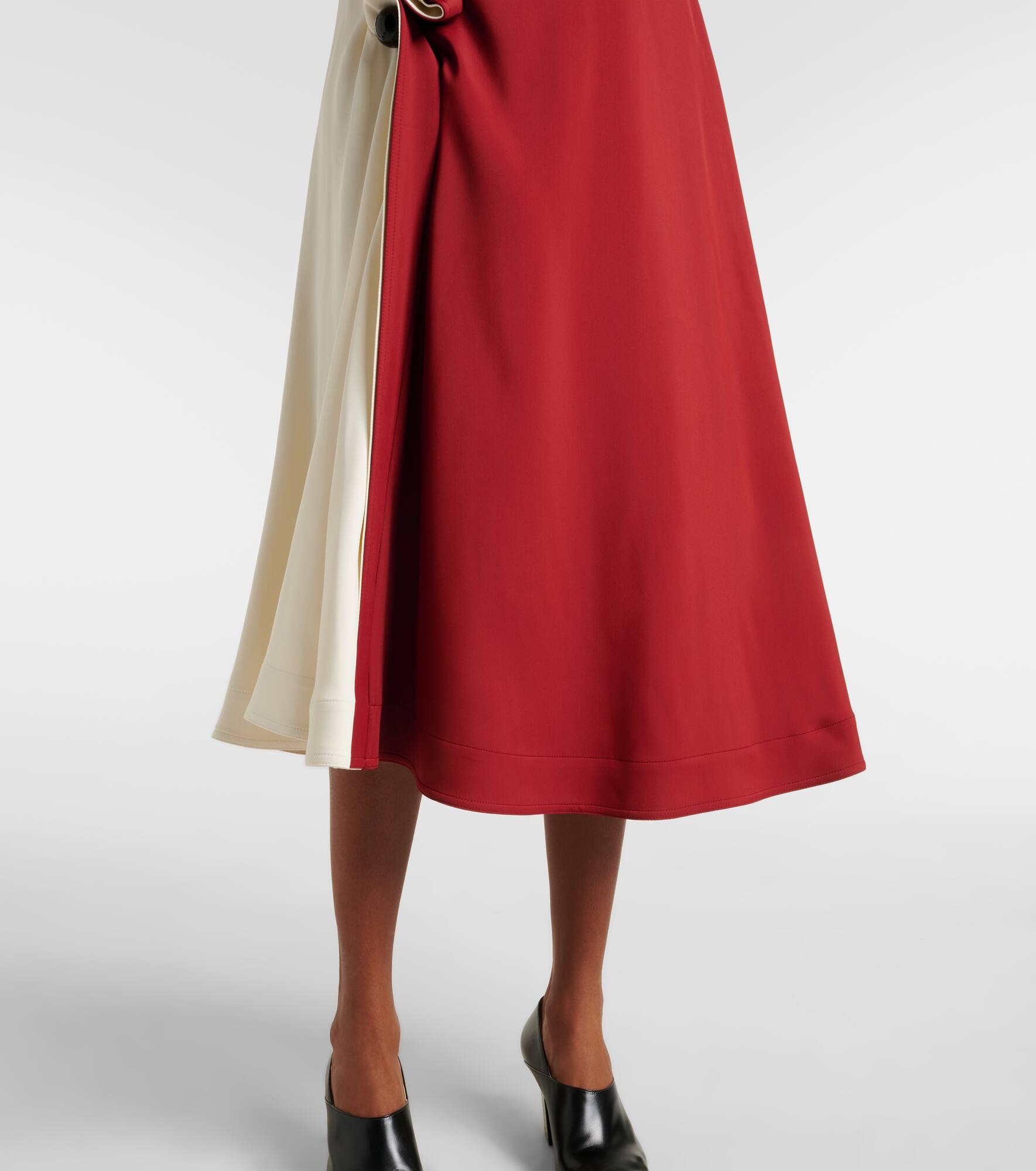 Intrecciato midi skirt - 5