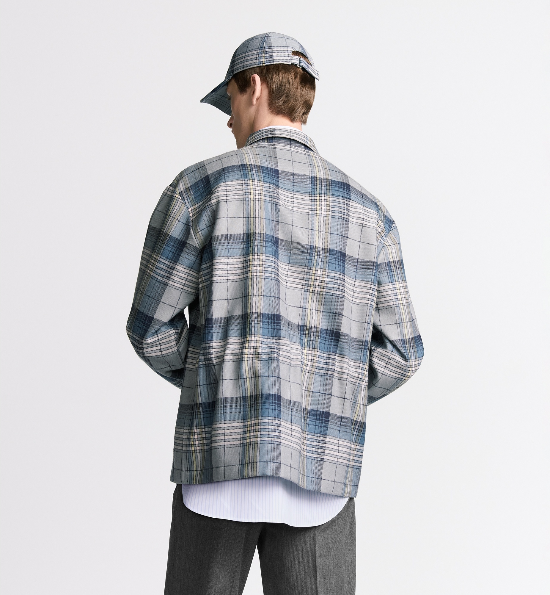 シャツ Dior Checkered Zipped Shirt Dior Checkered Zipped Shirt | REVERSIBLE