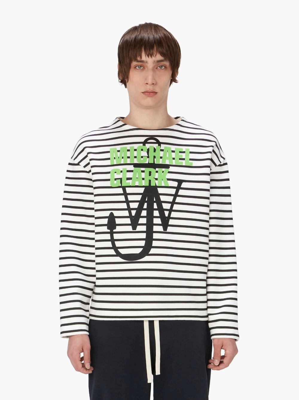 MICHAEL CLARK PRINTED SWEATSHIRT WITH ANCHOR LOGO - 2