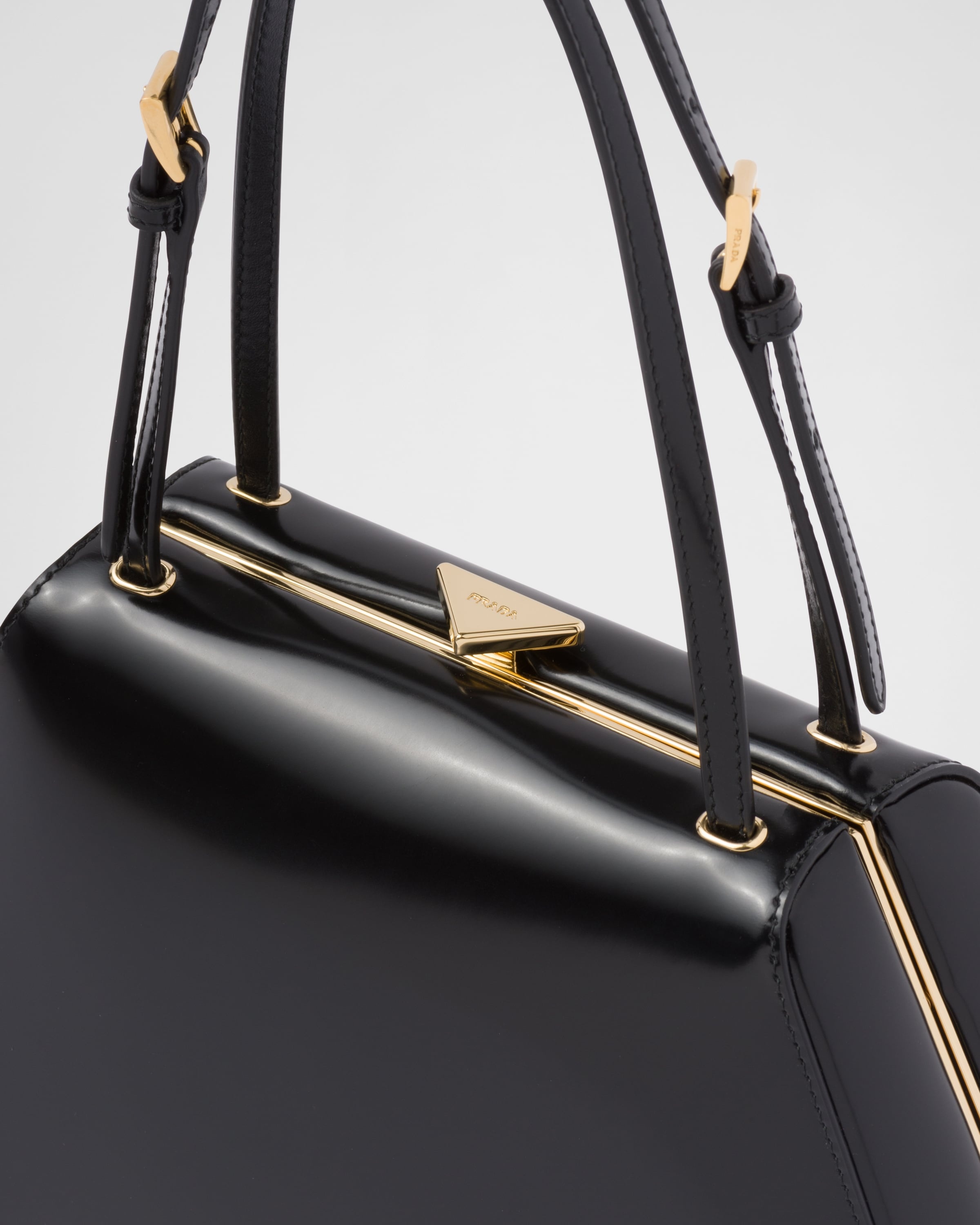 Medium brushed leather handbag - 5