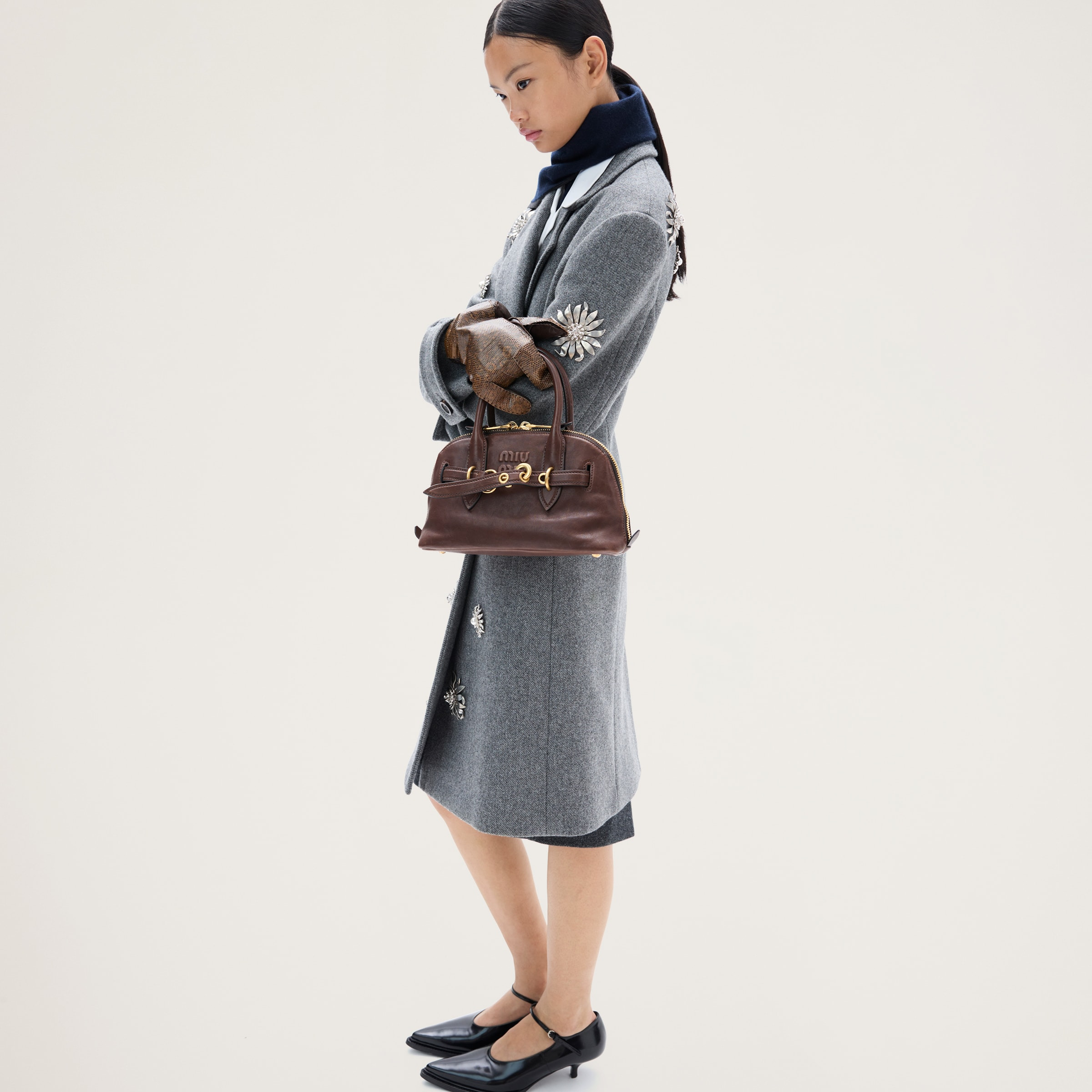 Aventure nappa leather top-handle bag - 2
