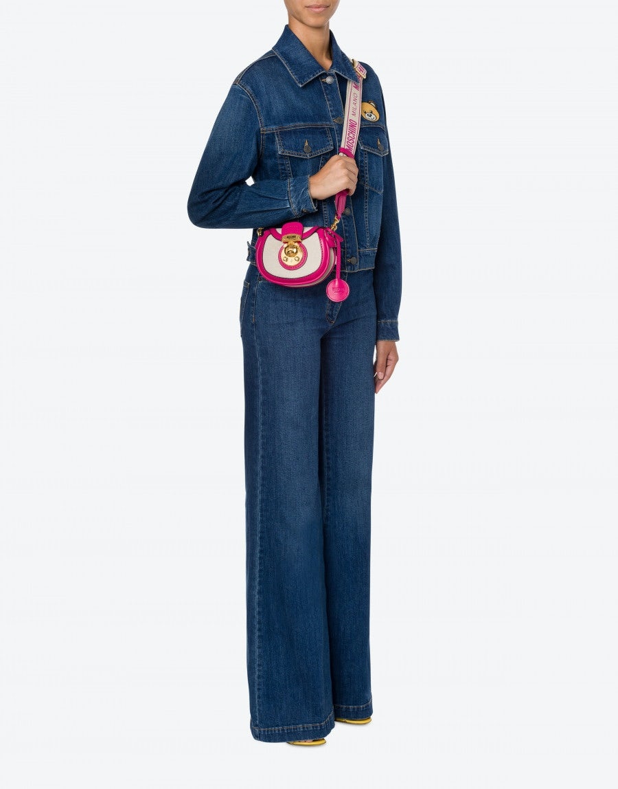 MOSCHINO TEDDY LOCK MINI HAND BAG - 5