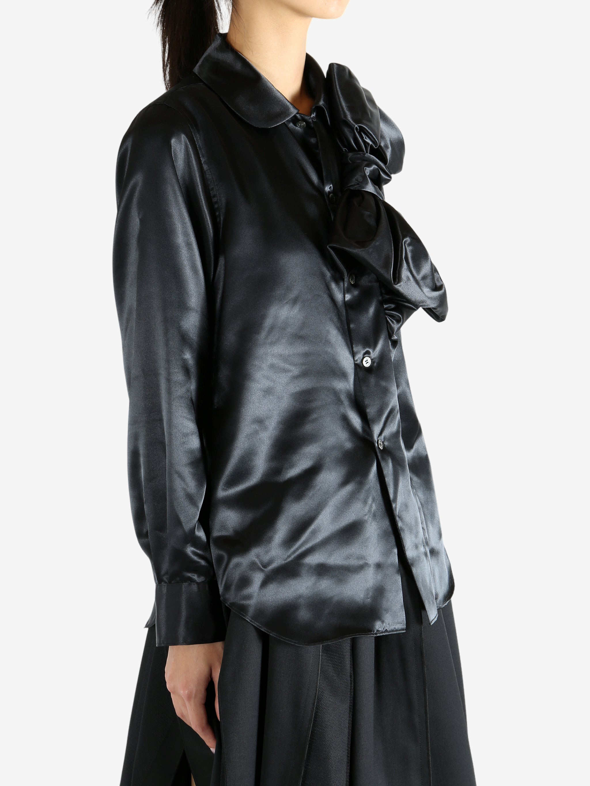 COMME DES GARCONS COMME DES GARCONS - Women Bow-adorned Blouse - 2
