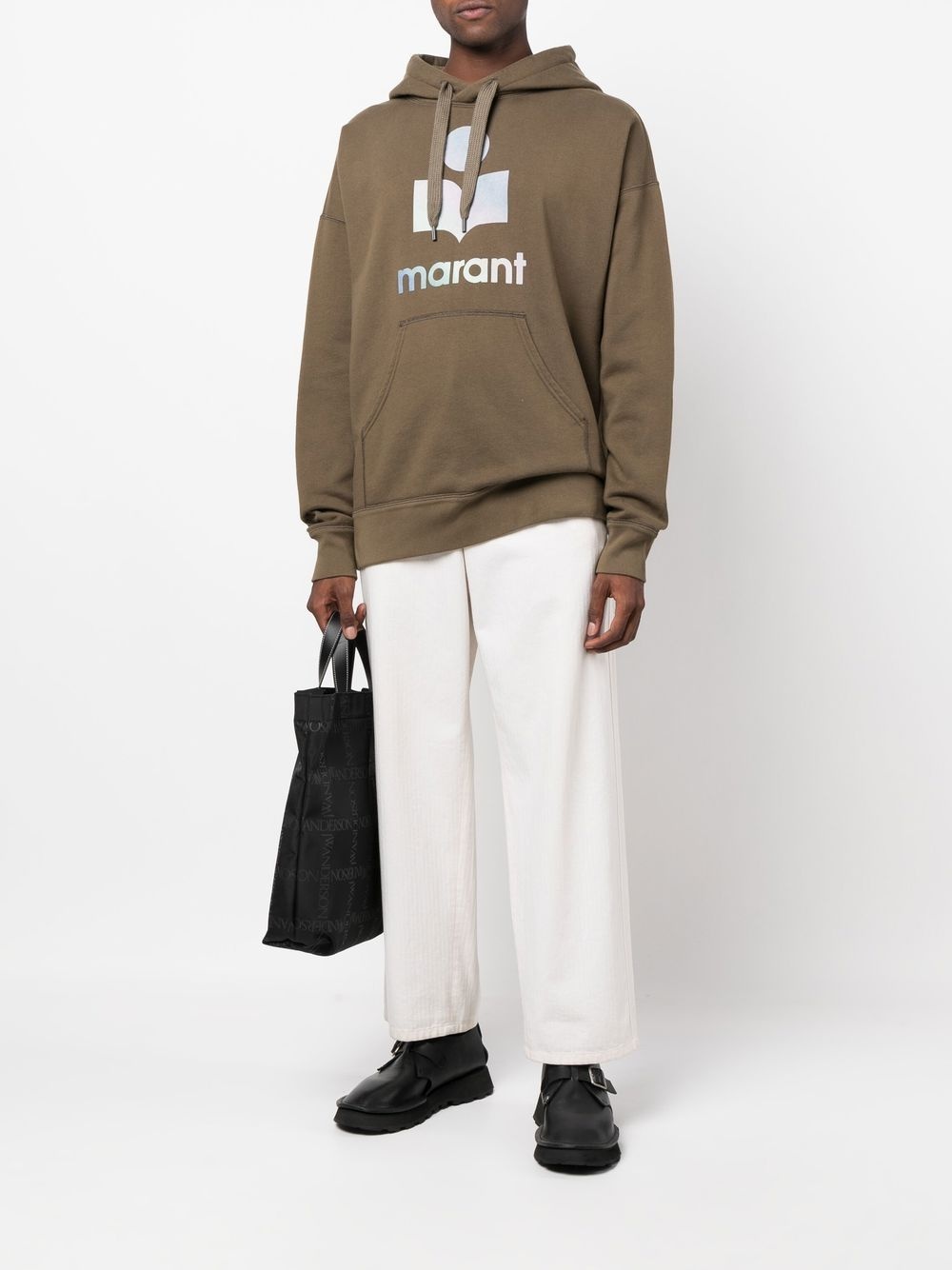 logo-print hoodie - 2
