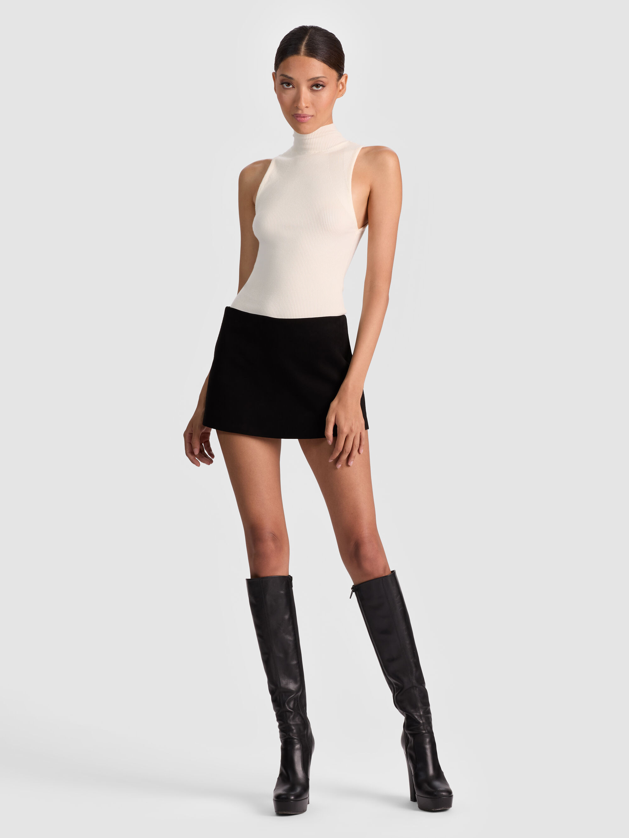 MACE SUEDE MINI SKORT - 3
