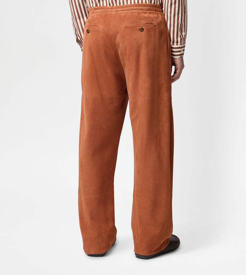 PANTS IN PASHMY SUEDE - ORANGE 4