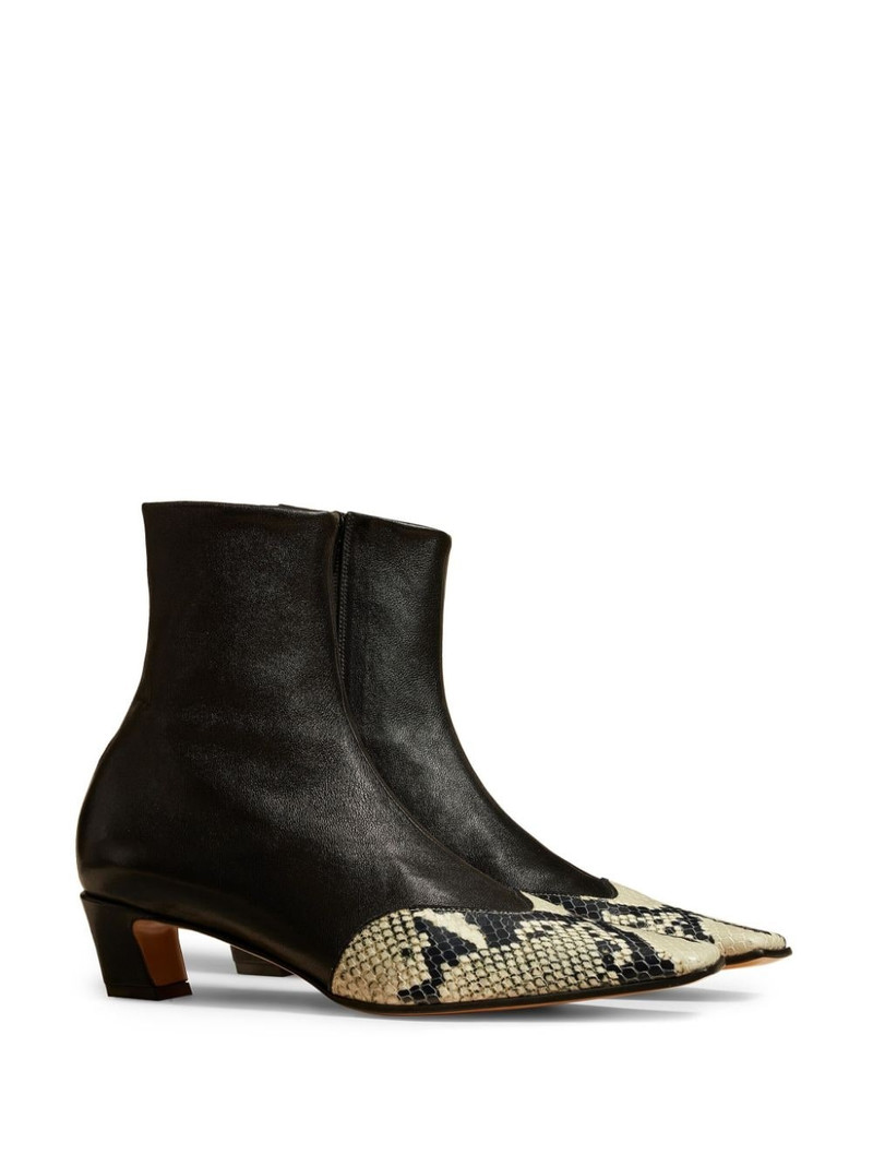 KHAITE The Neveda leather boots outlook