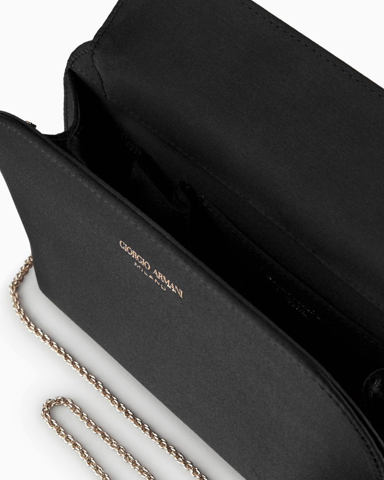 Satin La Prima clutch bag - 4
