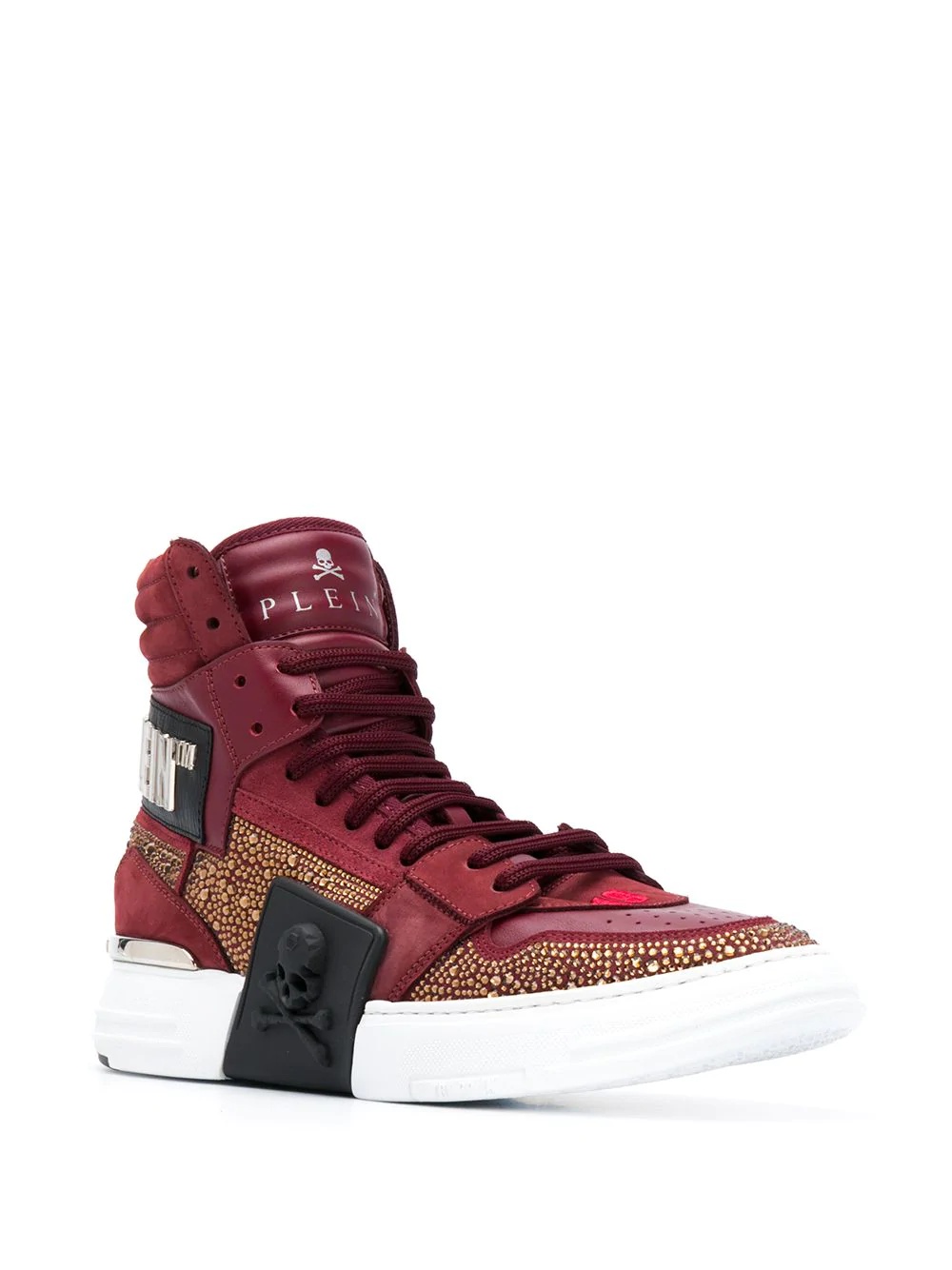 Crystal hi-top sneakers - 2