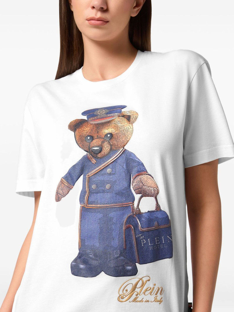 teddy bear-print T-shirt 4
