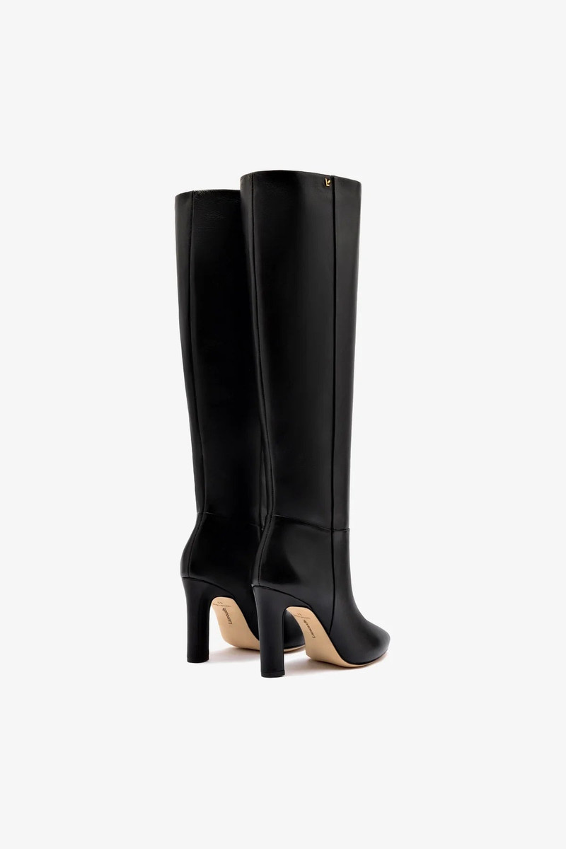 Cindy Hi Boot In Black Leather 7