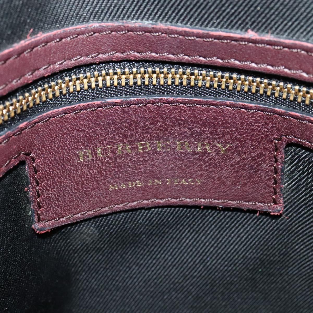 Burberry Nova Check Hand Bag Canvas Beige - 11