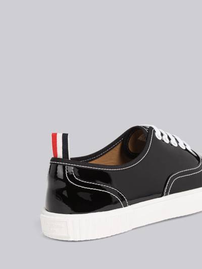 Thom Browne Soft Patent Leather Heritage Sneaker outlook