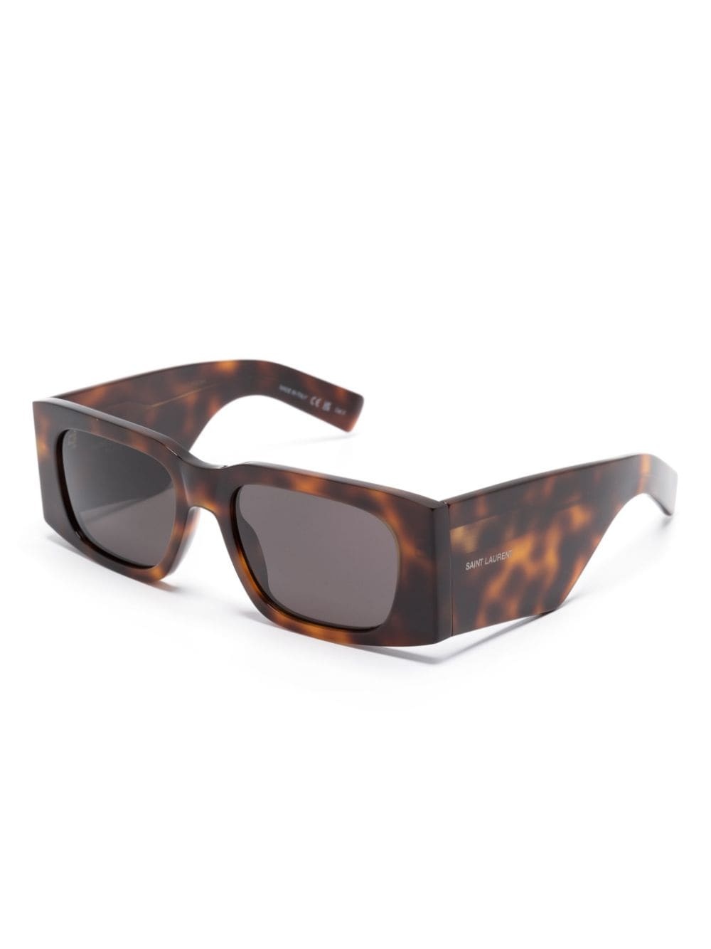 tortoiseshell rectangle-frame sunglasses - 2