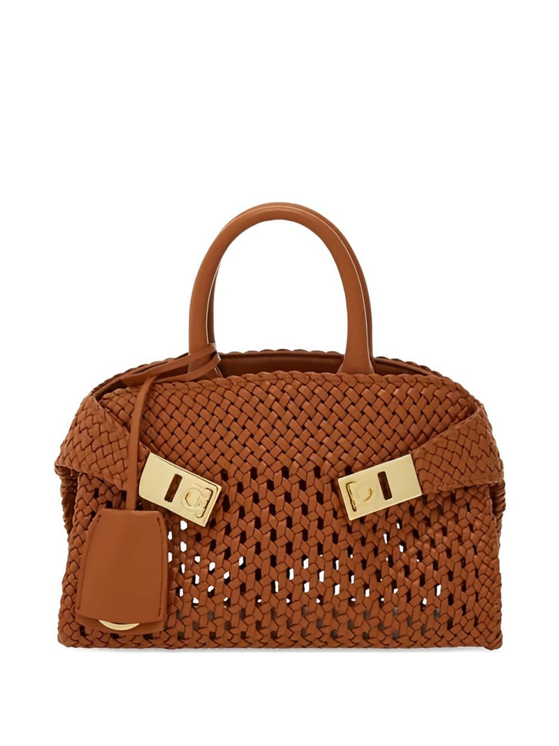 XS woven hug tote bag 1