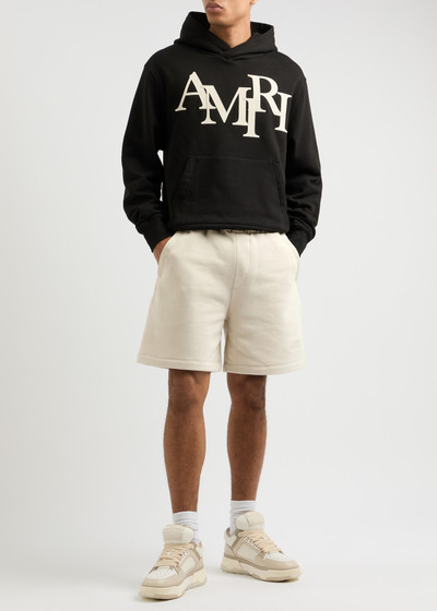 AMIRI Logo-embroidered cotton shorts outlook