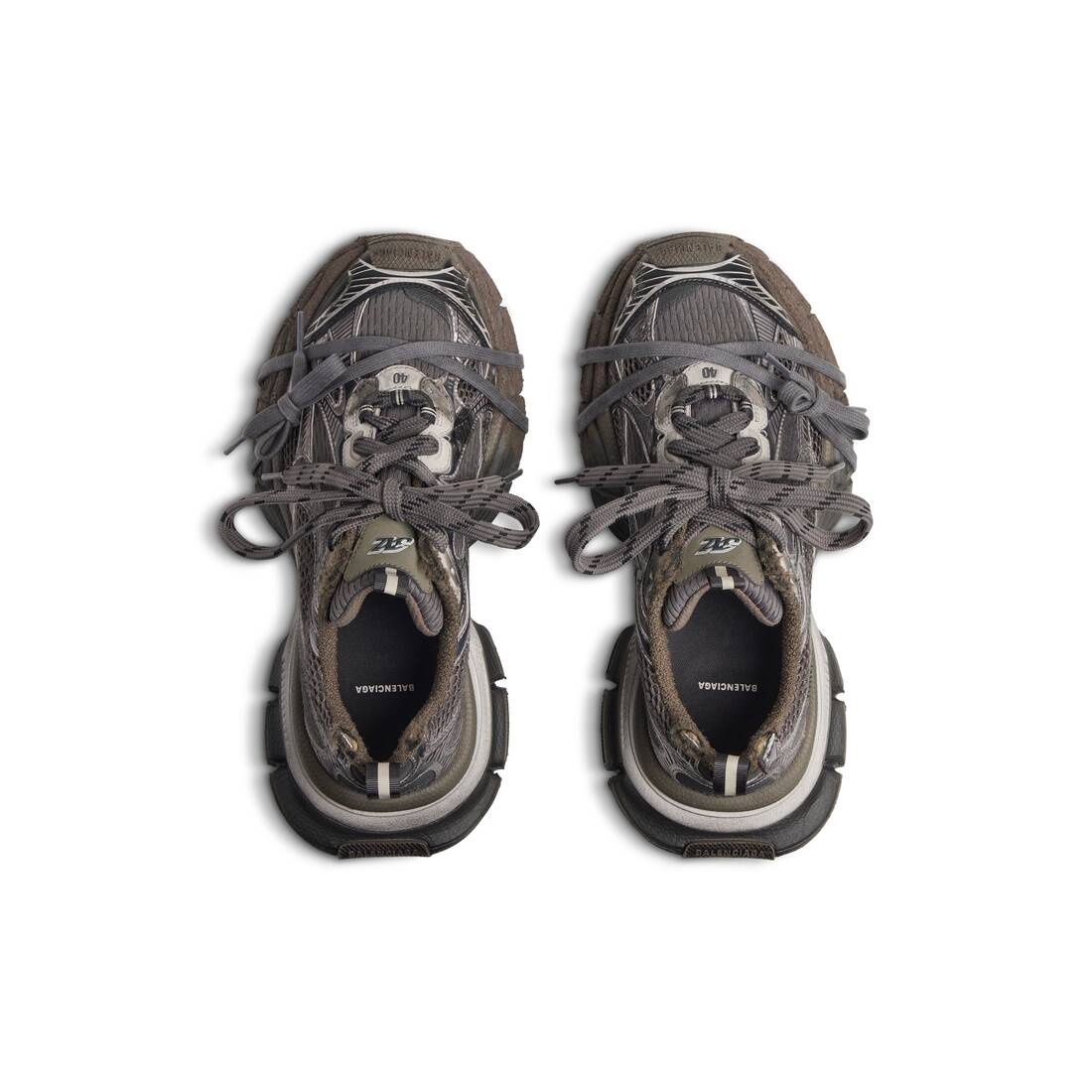 Men's 3xl Sneaker Worn-out in Brown - 6