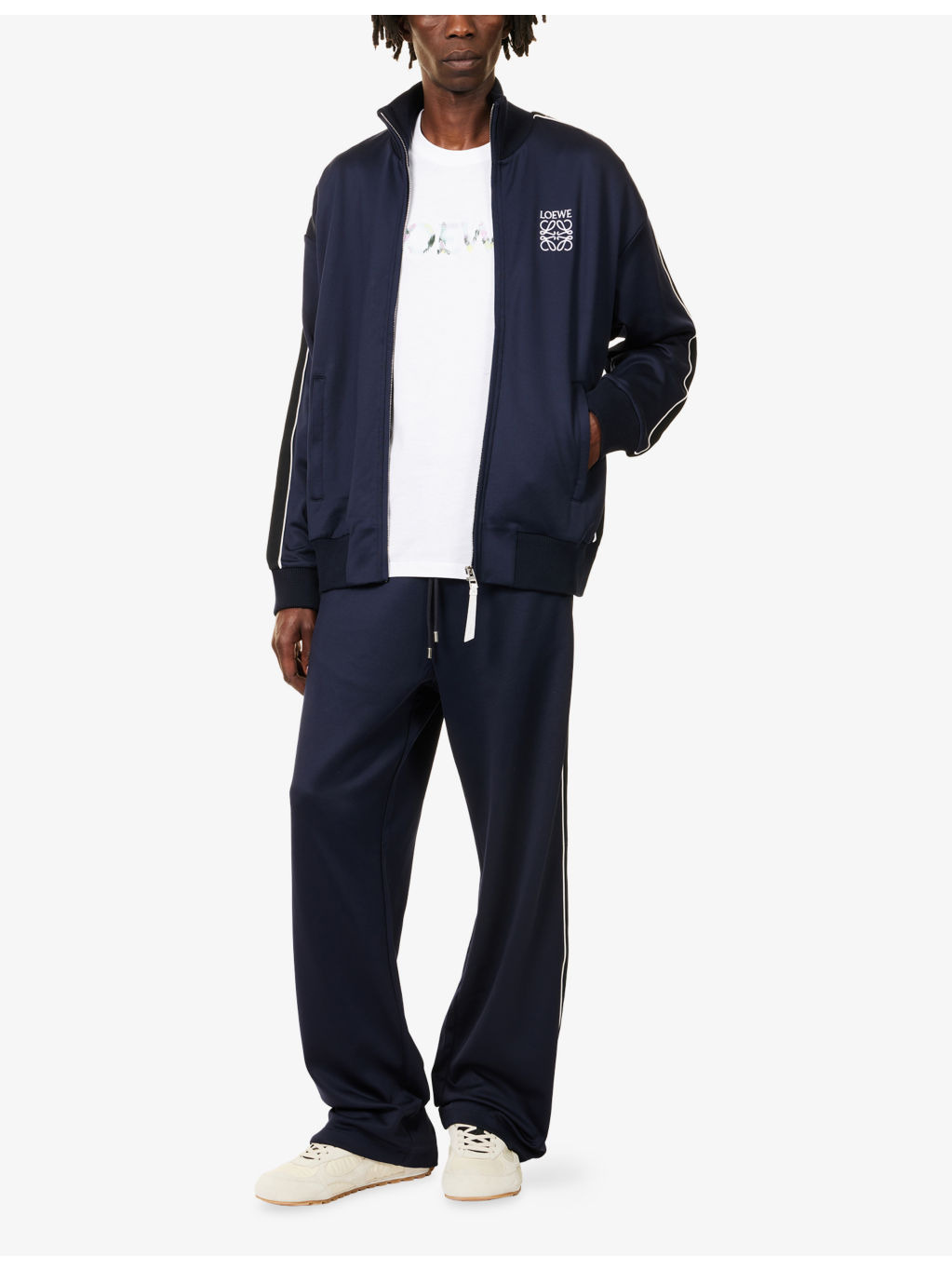 Monogram High-Neck Woven Tracksuit Jacket - 2