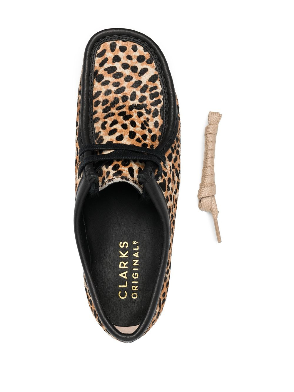 Wallabee leopard-print shoes - 4