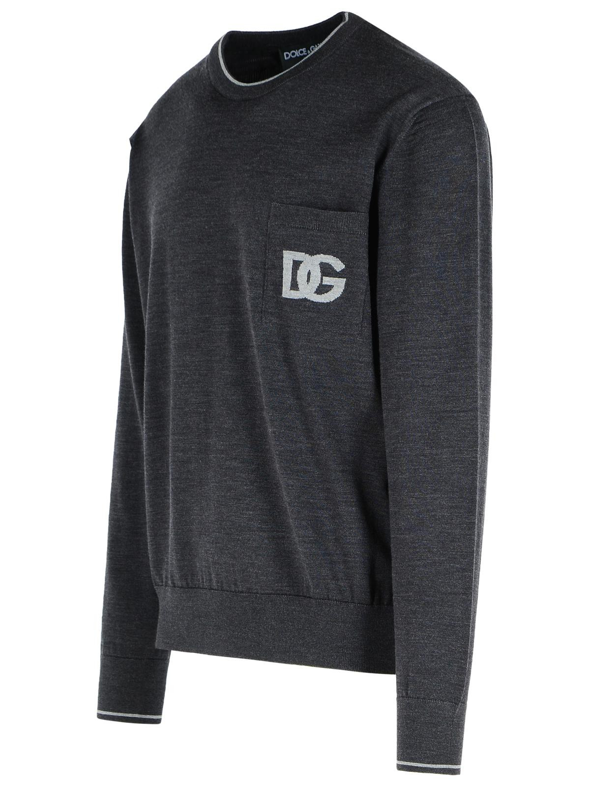 Dolce & Gabbana Grey Virgin Wool Sweater Men - 2