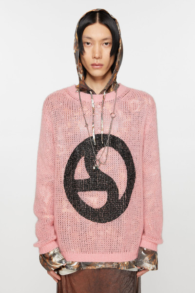 Acne Studios Crew neck sweater - Blush pink outlook