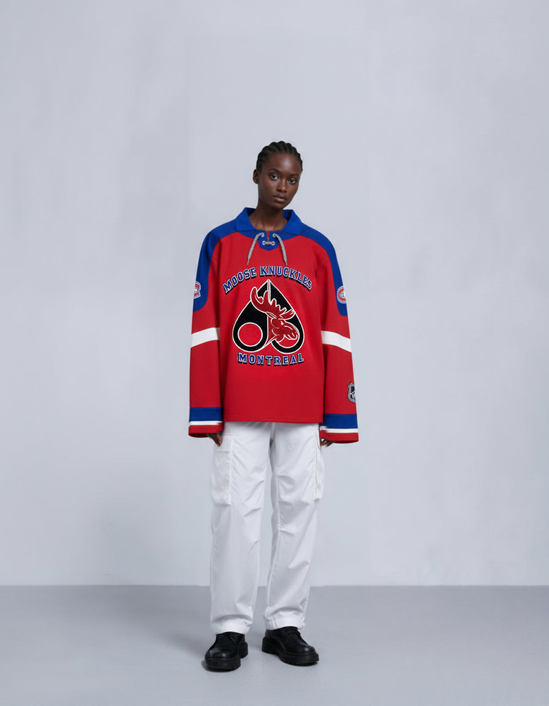 NHL X MOOSE KNUCKLES CANADIENS POLO 2