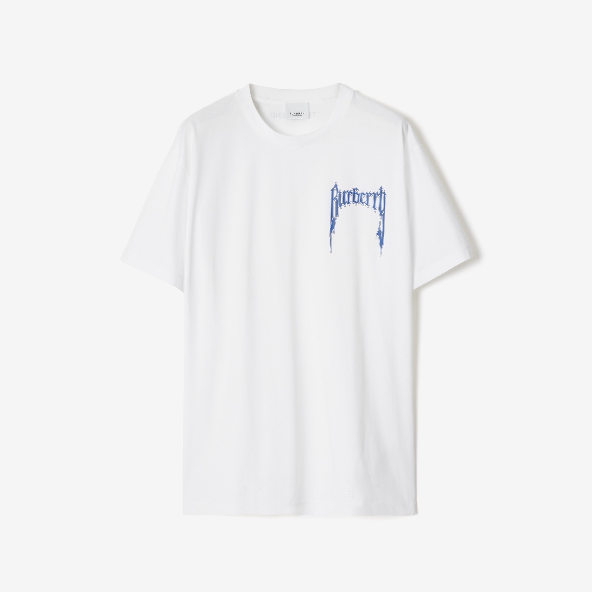 Logo Print Cotton Oversized T-shirt - 1