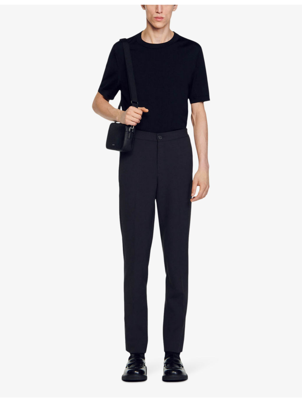 High-rise stretch-jersey trousers - 2