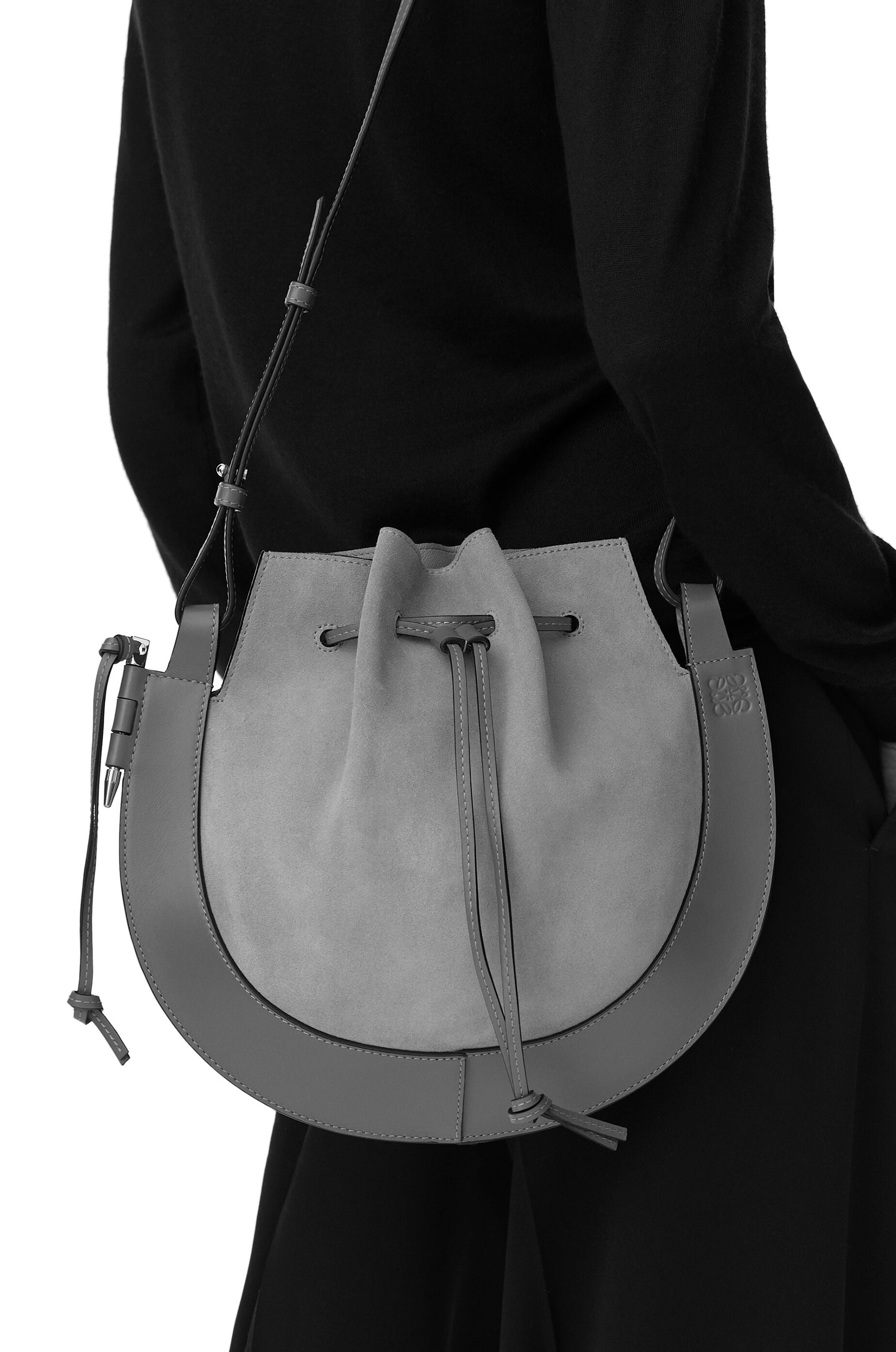 Small Horseshoe bag in nappa calfskin - 2