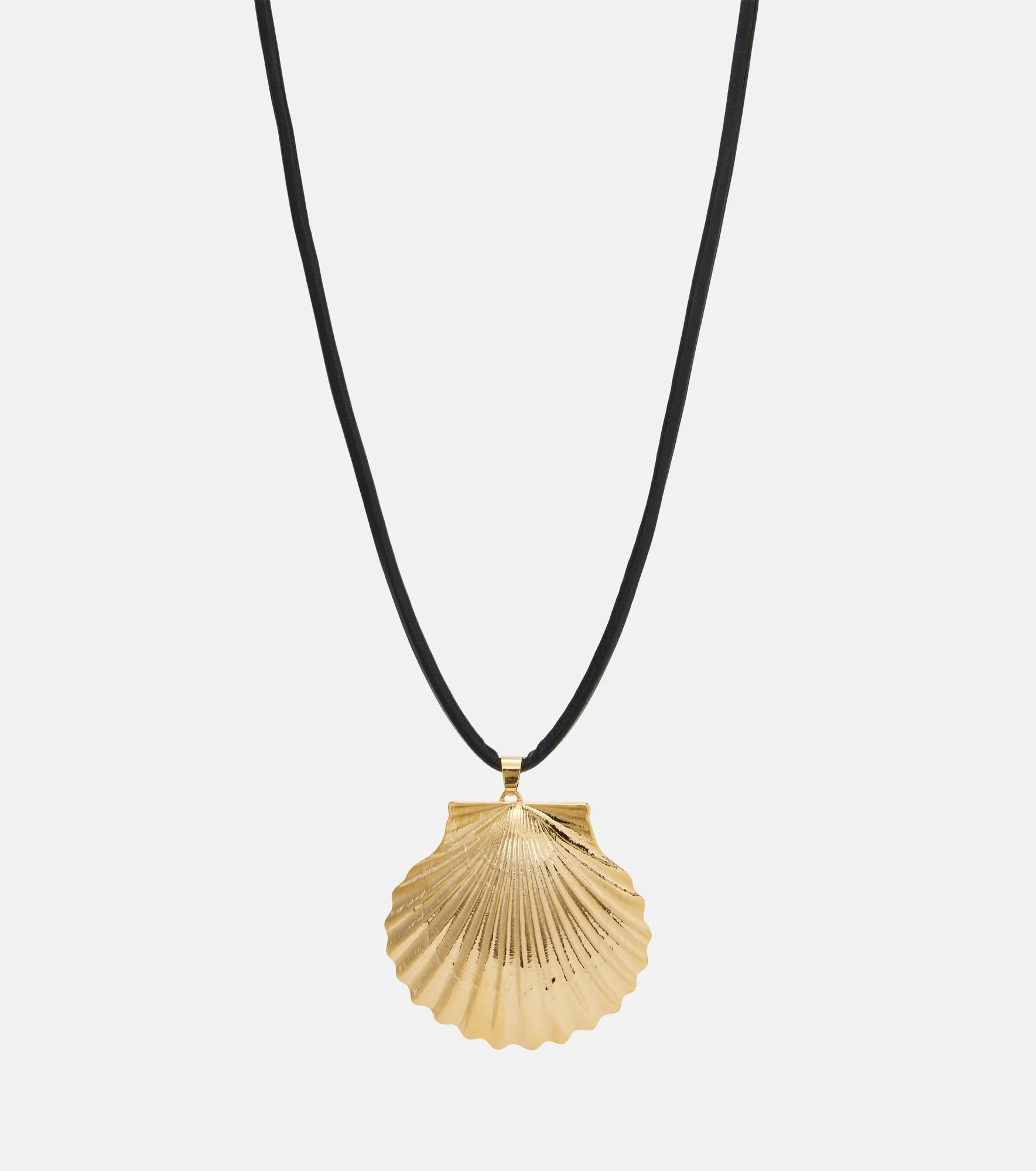 18kt gold-plated pendant necklace - 1