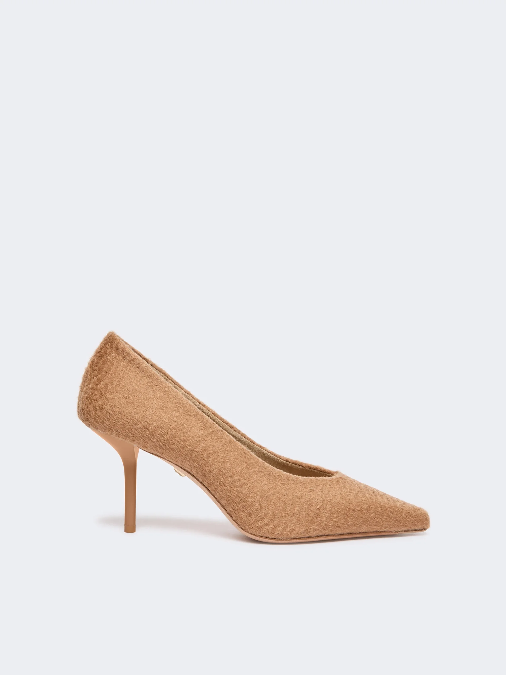 OSCURO Camel drap court shoes - CAMEL - 1