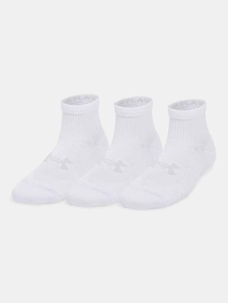 Women's UA Play Up 3-Pack Quarter Socks 3