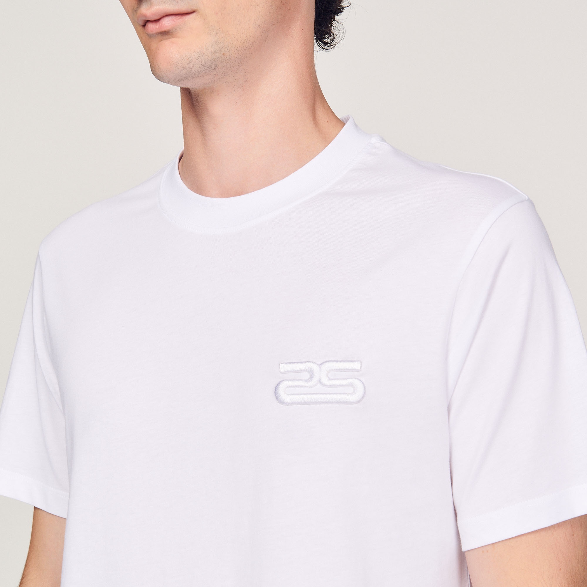Organic cotton T-shirt with embroidery - 4