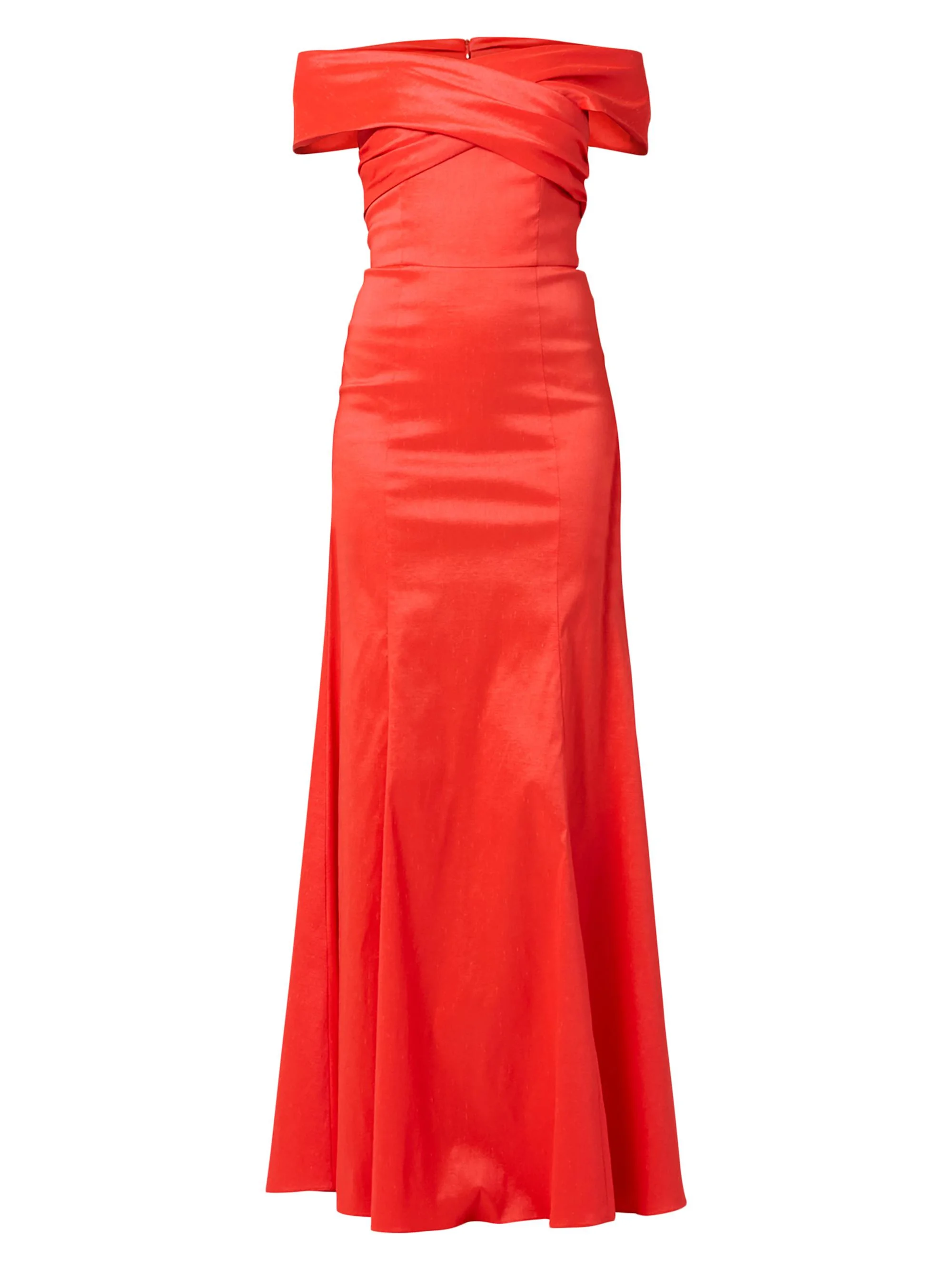 Women's Etta Off-the-Shoulder Maxi Dress - Cherry - 1