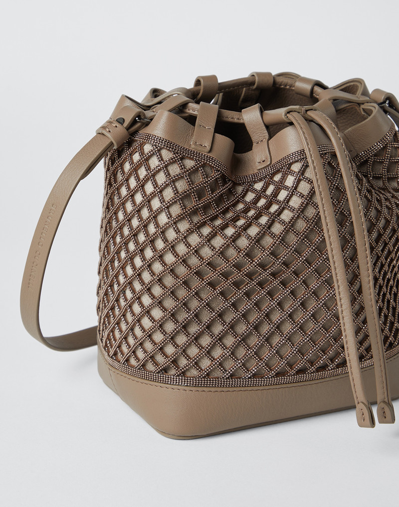 Precious net bucket bag 3