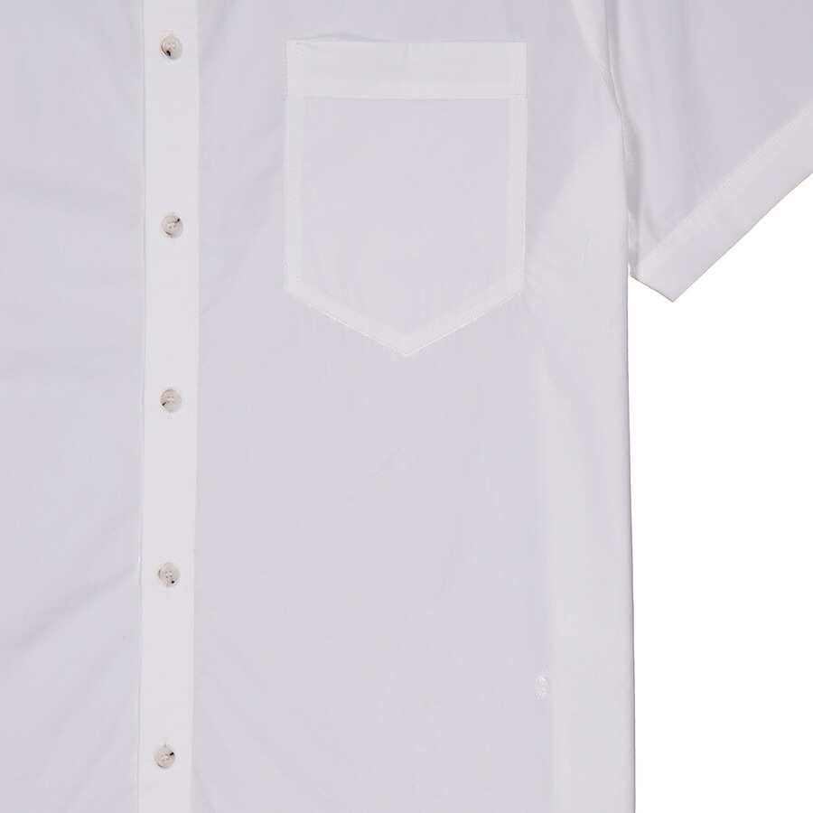 Nanushka White Adam Short-Sleeve Cotton Shirt - 2