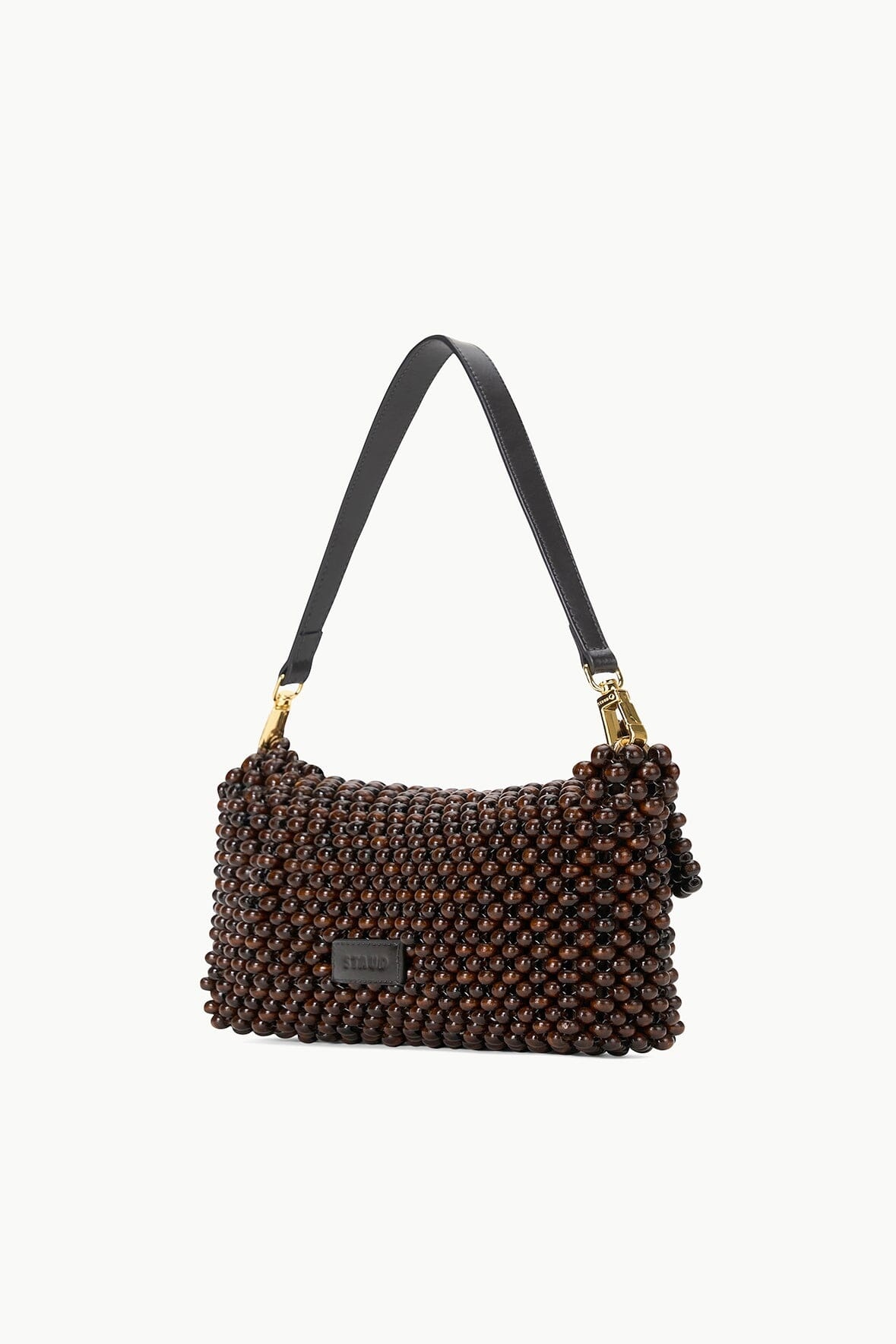 STAUD TIMMY SHOULDER BAG DARK BROWN - 3