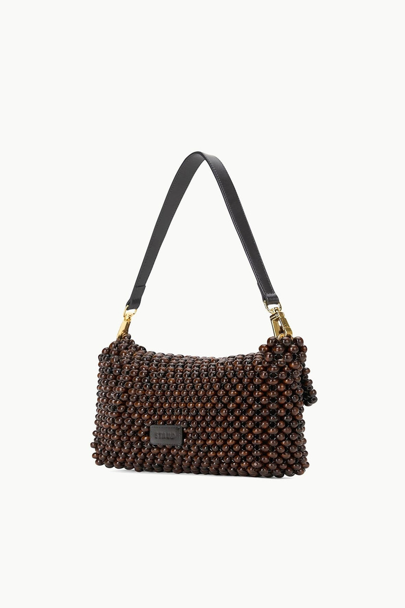STAUD STAUD TIMMY SHOULDER BAG DARK BROWN outlook