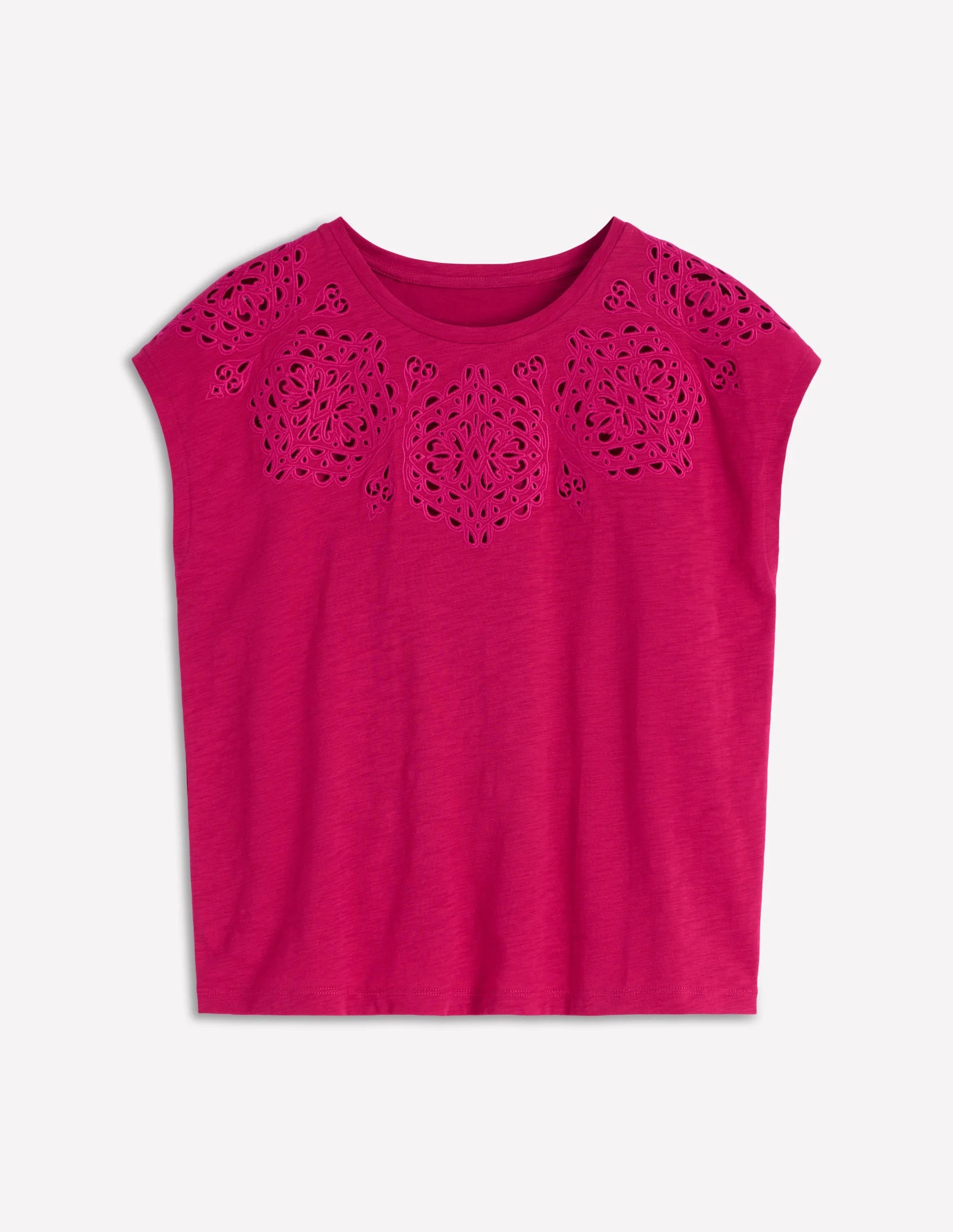 Willow Broderie T-shirt-Granita - 1