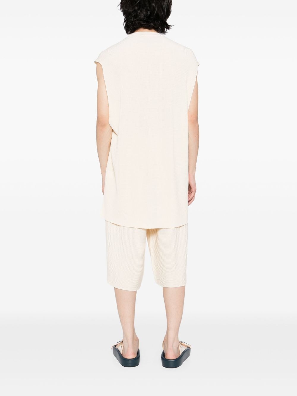 tight twist cotton vest - 3