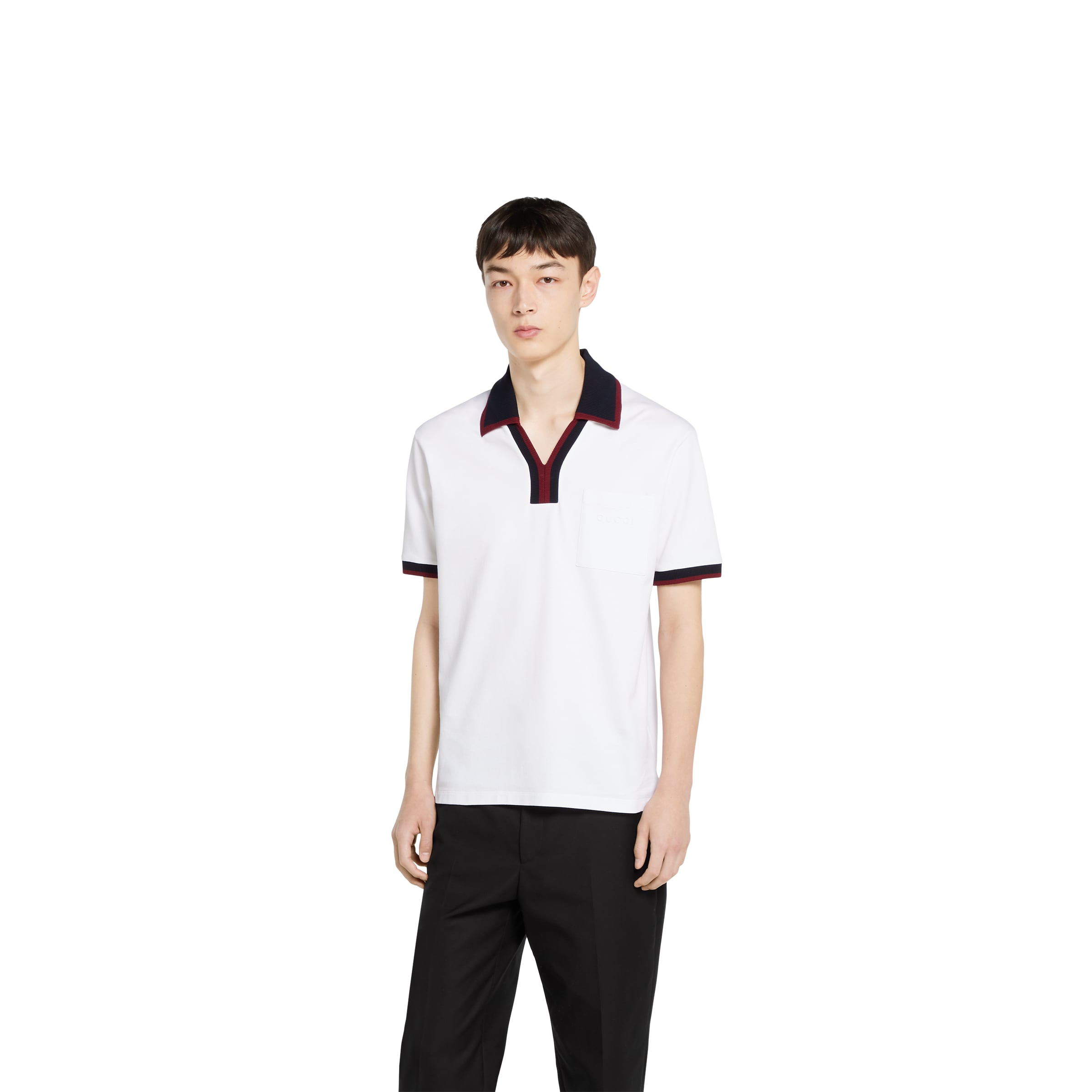 Cotton piquet polo shirt - 3