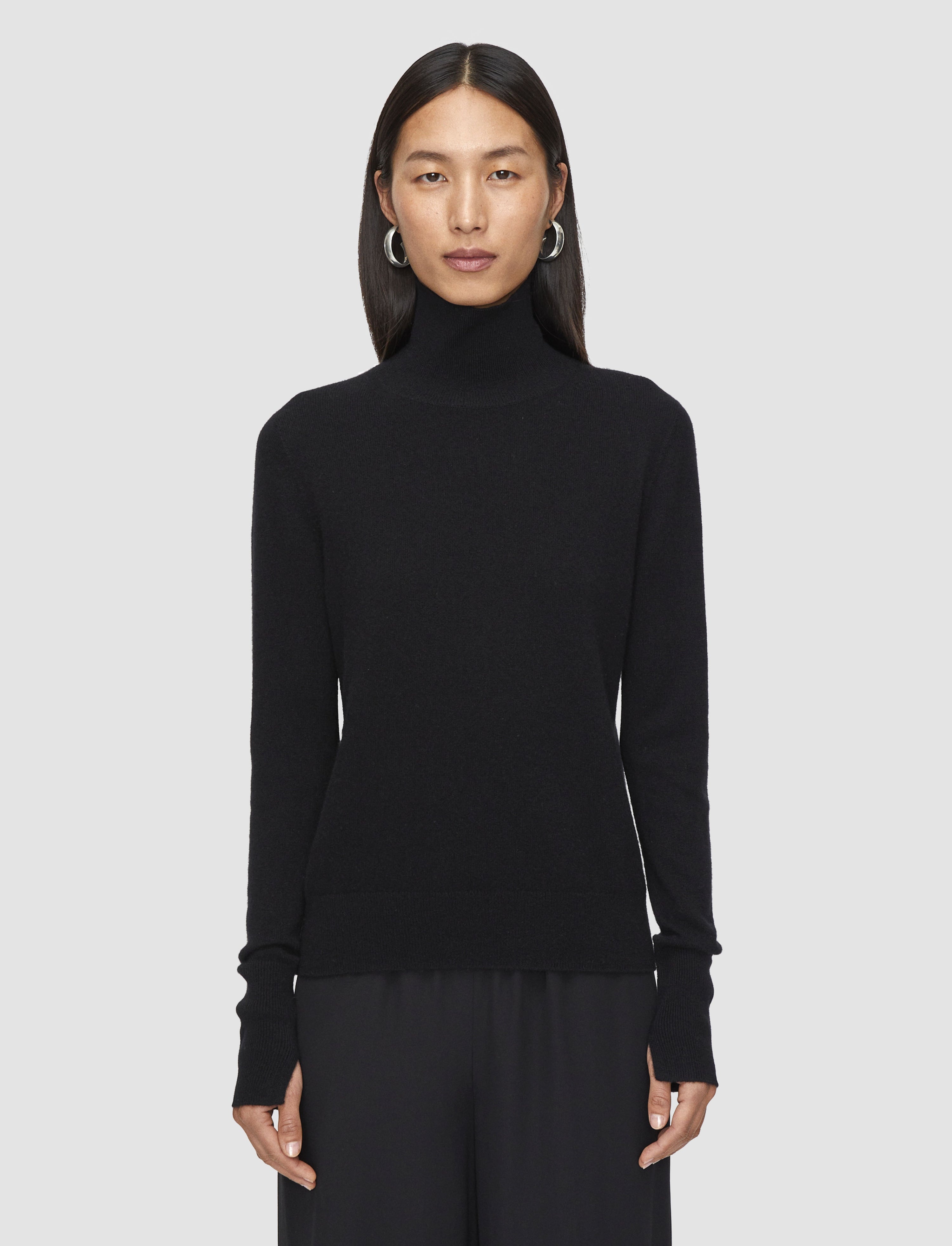Light Pure Cashmere High Neck Jumper - 4