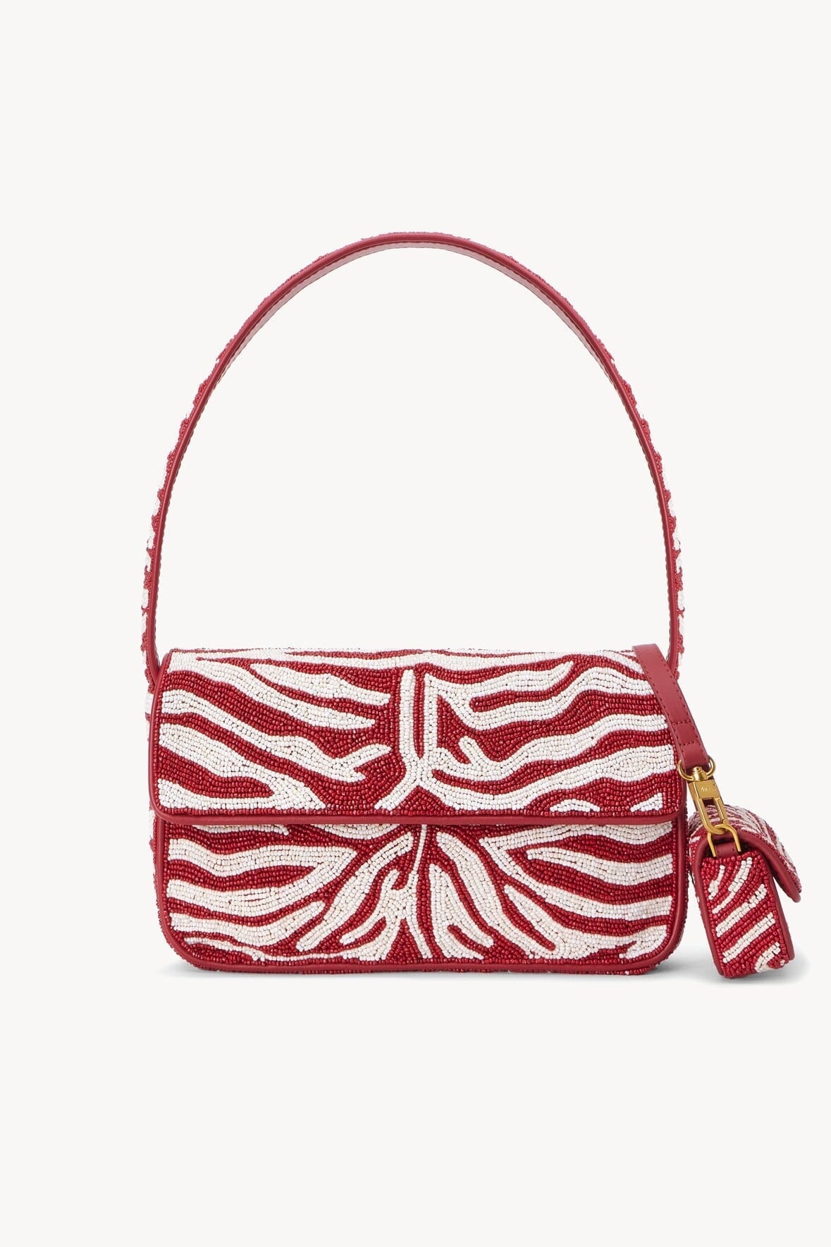 TOMMY BEADED BAG | SCARLET WHITE - 8