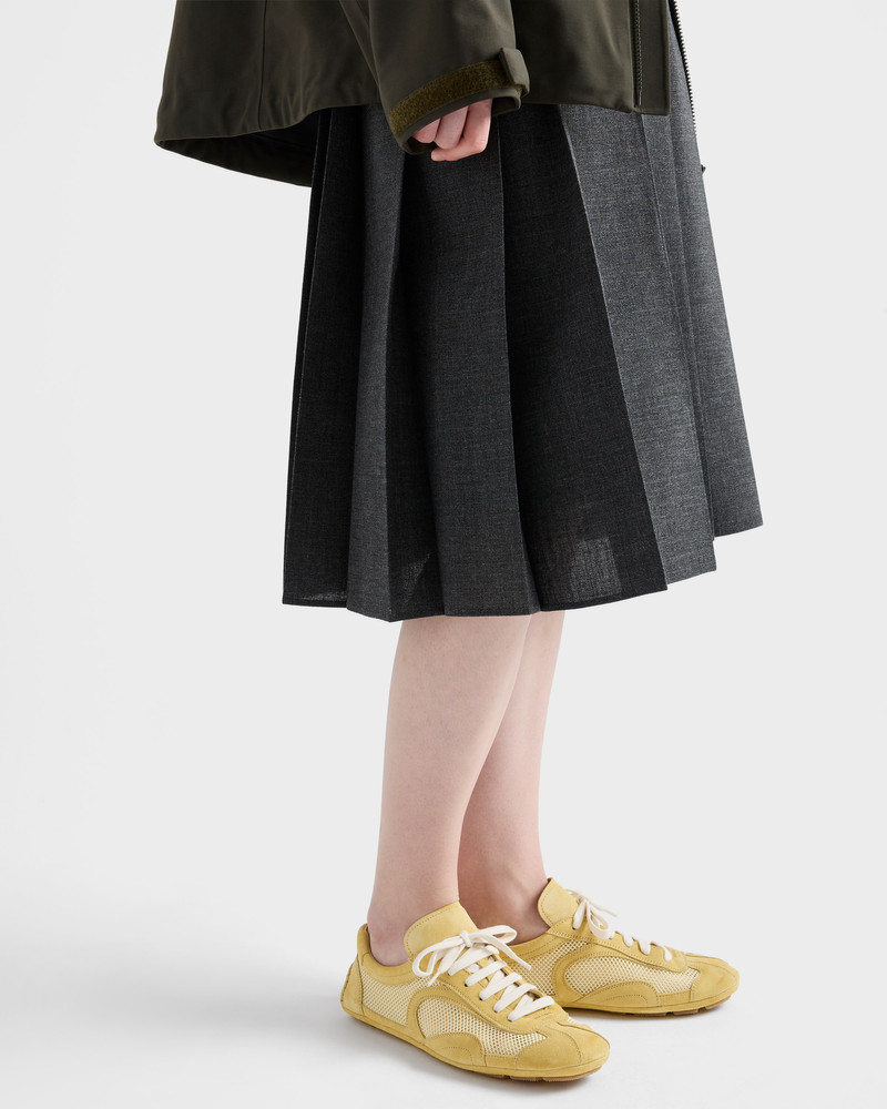 Prada Montecarlo Re-Edition 2005 suede and mesh sneakers outlook