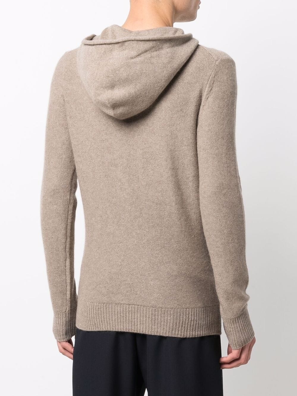 fine-knit hoodie - 4